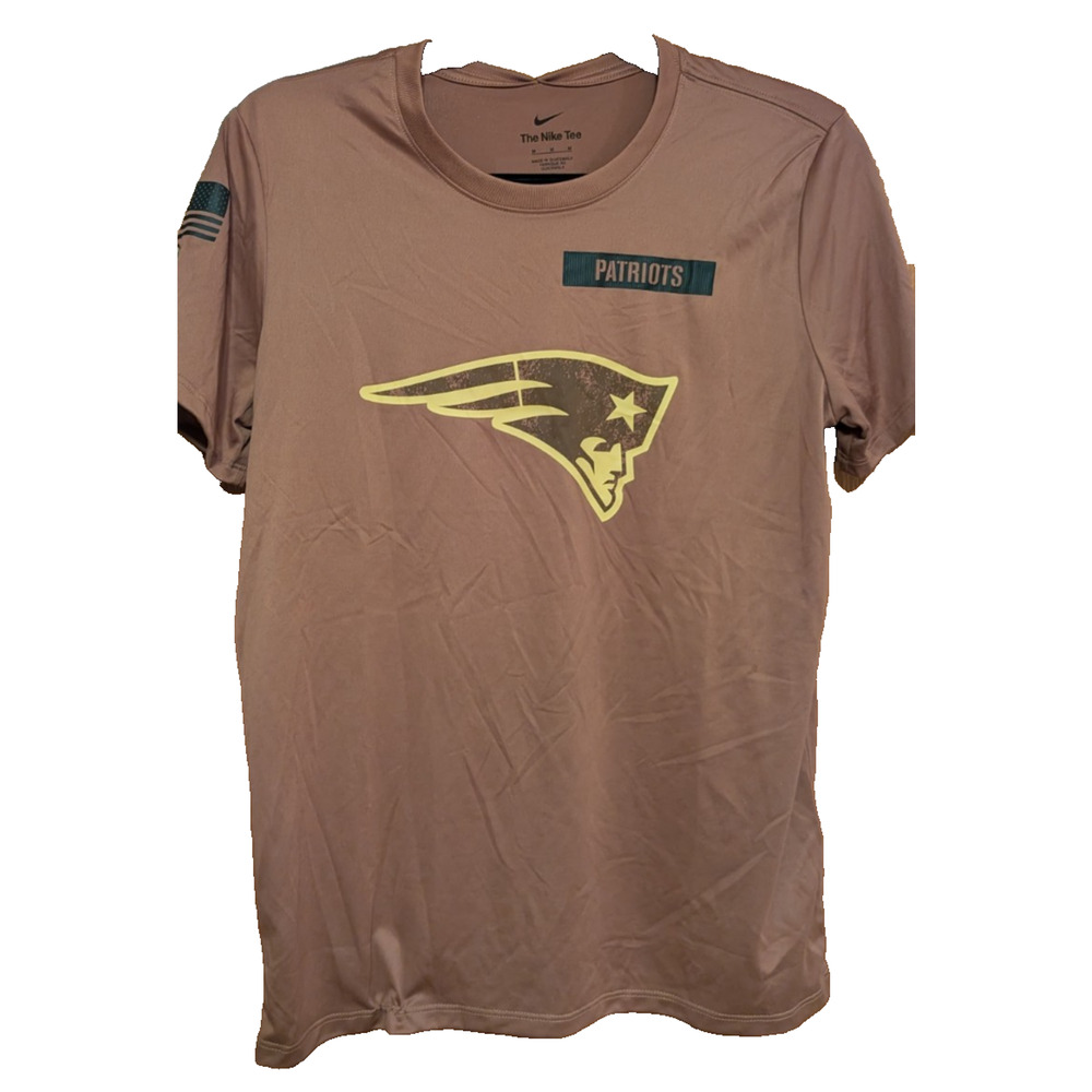 NEW Nike New England Patriots Salute To Service T-shirt Women's Dri - Fit MED